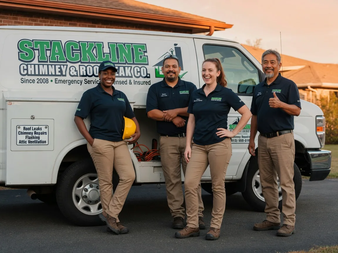 Chimney flashing repair company in Creswell, NC